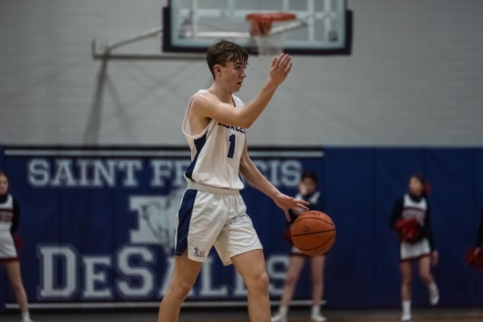 Grove City vs St. Francis DeSales boys basketball 022523 Gabe Haferman30
